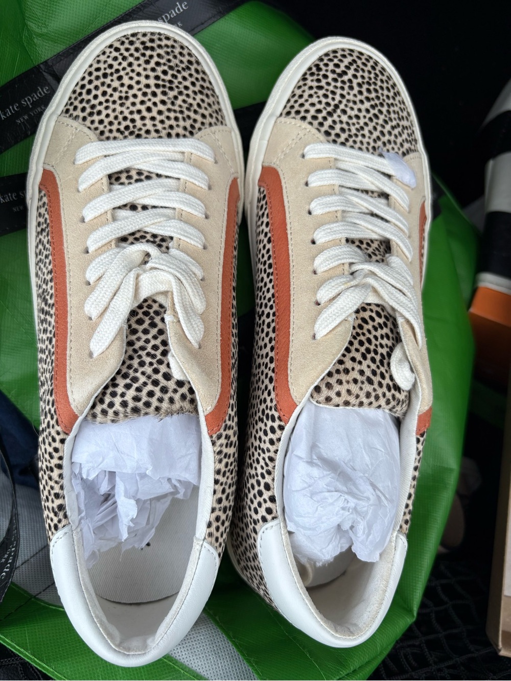Madewell Sidewalk Calf Hair Sneakers. Size 9. Like New.